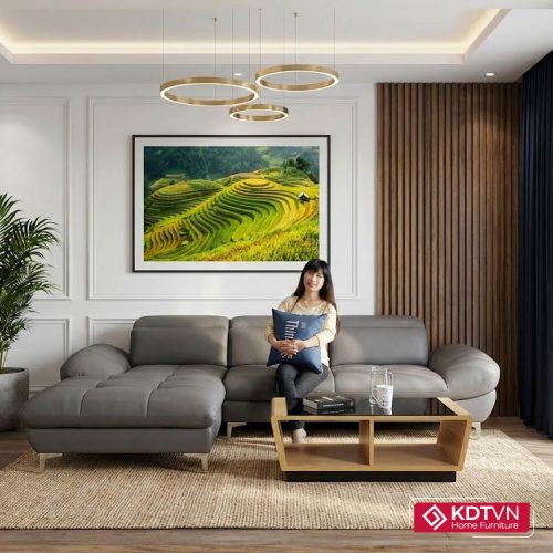 Sofa da cao cấp giá rẻ KD199