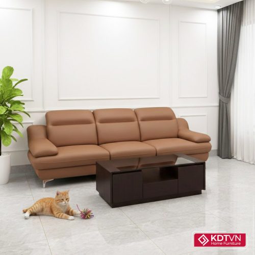 Sofa văng da 3 chỗ đẹp hiện đại KD160