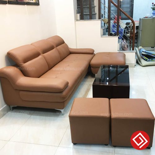 Sofa da giá rẻ kd160