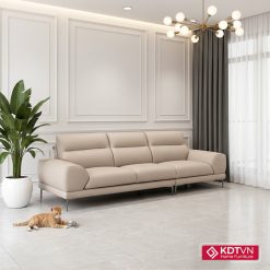 Sofa văng da Hàn quốc KD143 2 Sofa da phòng khách hiện đại KD143