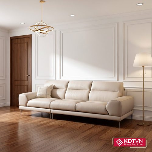 Sofa da phòng khách hiện đại KD143