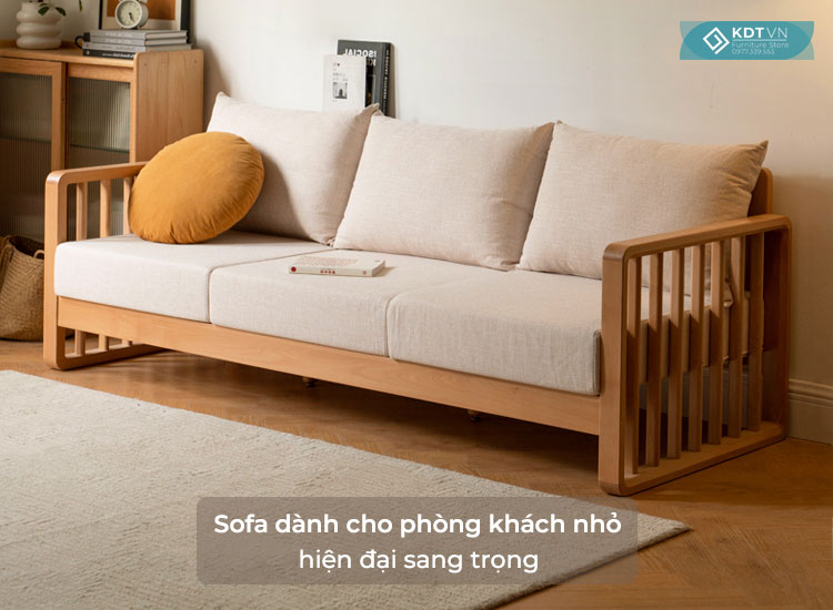 Sofa gỗ nhỏ gọn