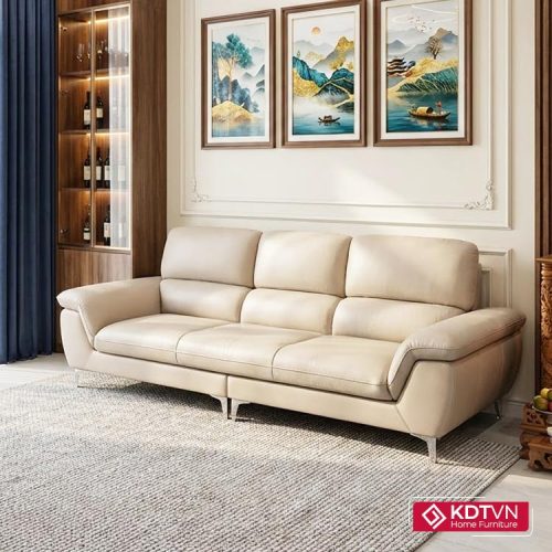 sofa da đẹp cho phòng khách KD146