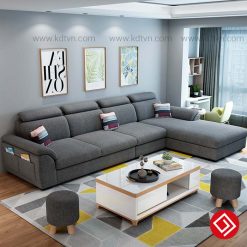 Sofa nỉ phòng khách rộng