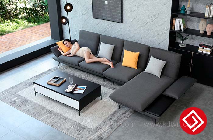 Sofa nỉ hiện đại KD250