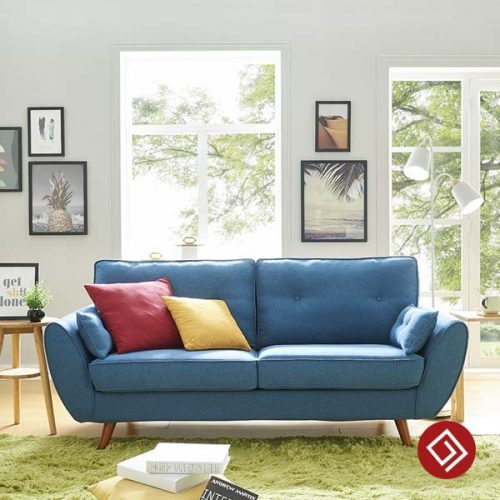 Sofa văng nỉ phòng khách nhỏ KD006