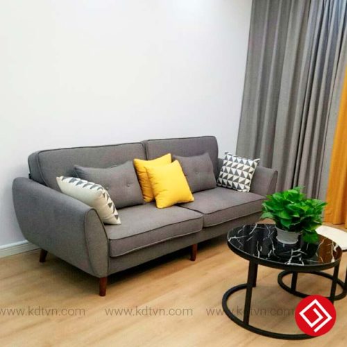 Sofa văng nỉ phòng khách nhỏ KD006 4 Sofa văng nhỉ phòng khách nhỏ