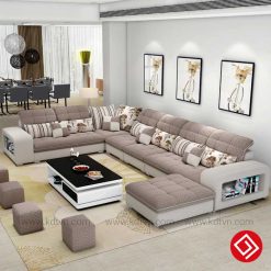 Sofa nỉ cho phòng khách rộng