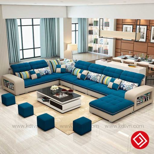 Sofa nỉ cho phòng khách rộng