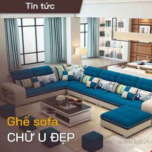 Ghe sofa chu U dep