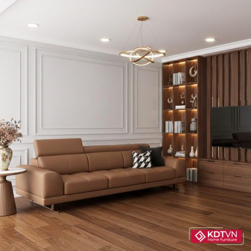 Sofa băng bọc da 3 chỗ ngồi KD125