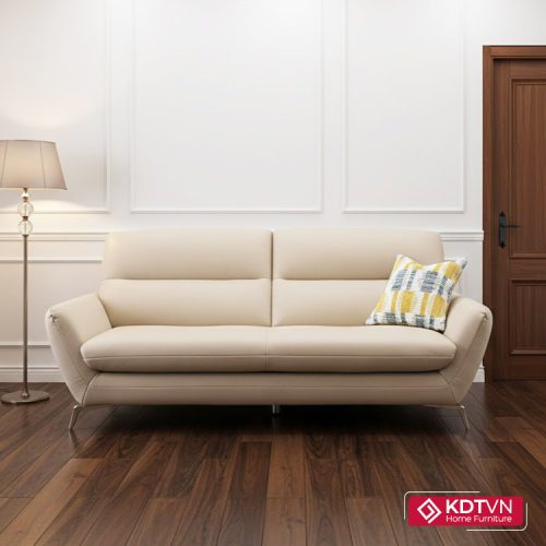 Sofa da đẹp cho phòng khách HD116