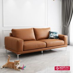 Sofa da nhỏ 2 chỗ ngồi KD115