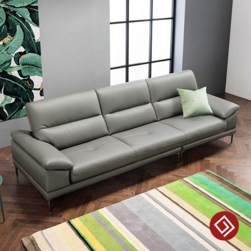 Sofa vang da 3 cho ngoi KD127 kdtvn