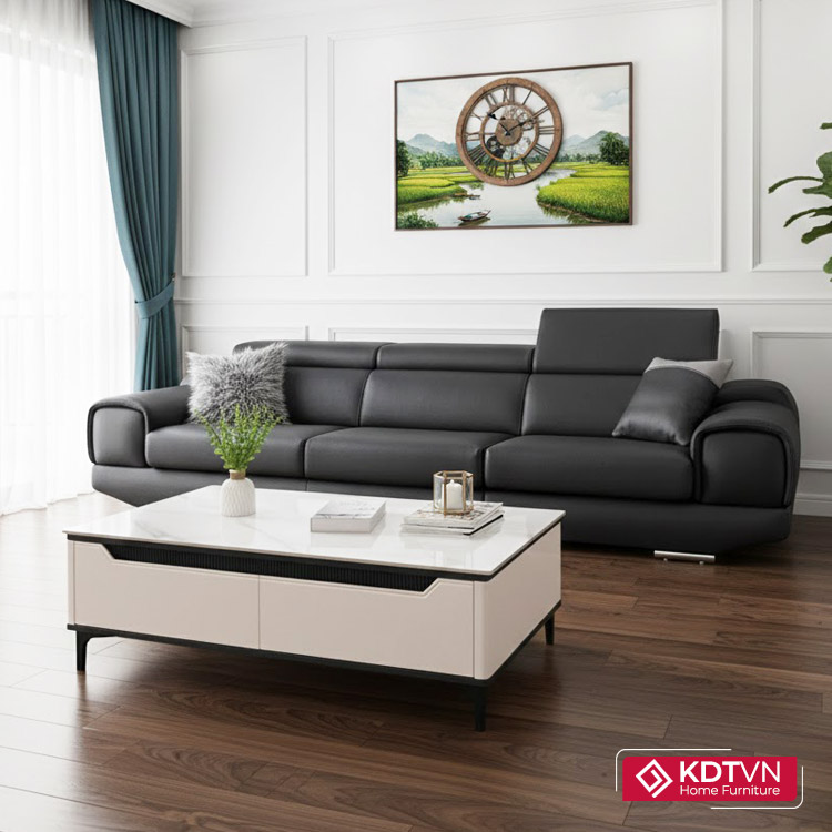 Sofa văng da đẹp KD120 4 Sofa văng da đẹp kiểu hàn KD120