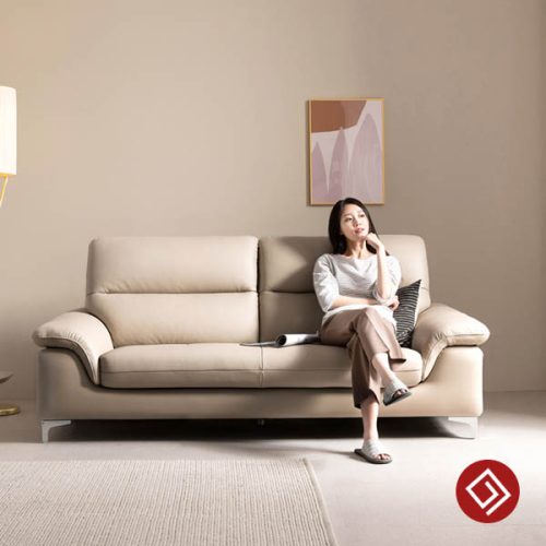 sofa vang da 2 cho KD118