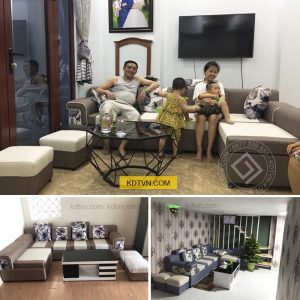 Sofa nỉ hiện đại
