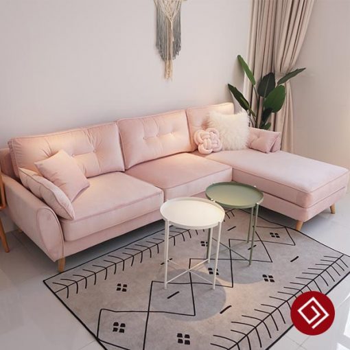 mau sofa ni nhung KD006A