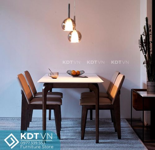 Bàn ăn 4 ghế mặt đá