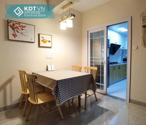 Ghế ăn Pinnstol KC05 6 Bộ bàn ghế ăn Pinnstol 4 ghế