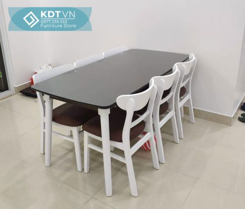 Ghế ăn Mango KC06 3 Bộ bàn ăn 6 ghế mango
