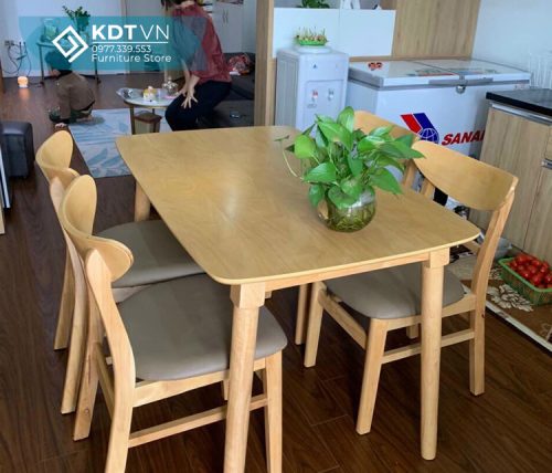 Ghế ăn Mango KC06 4 Bộ bàn ăn mango 4 ghế
