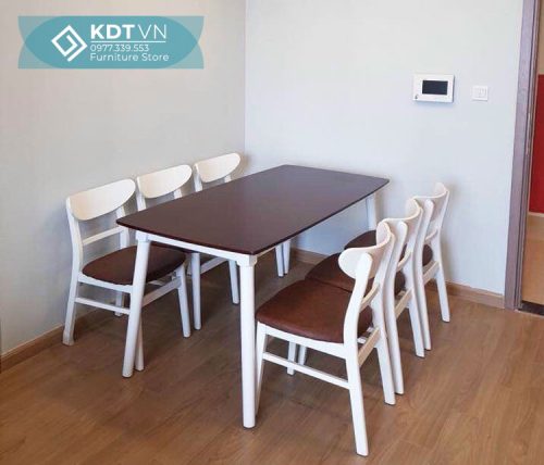 Ghế ăn Mango KC06 2 Bộ bàn ăn 6 ghế mango
