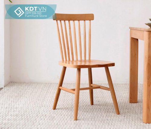 Ghế ăn Pinnstol KC05 2 Ghế ăn Pinnstol màu tự nhiên