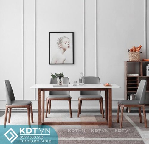 Bàn ăn chữ nhật 4 ghế