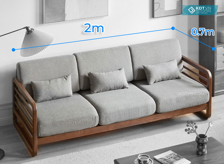 Sofa gỗ loại nhỏ hiện đại