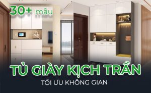 Tủ giày kịch trần