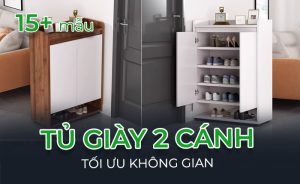 Tủ giày 2 cánh