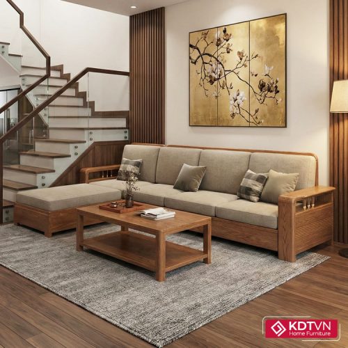 Bộ ghế bằng gỗ cho phòng khách G185