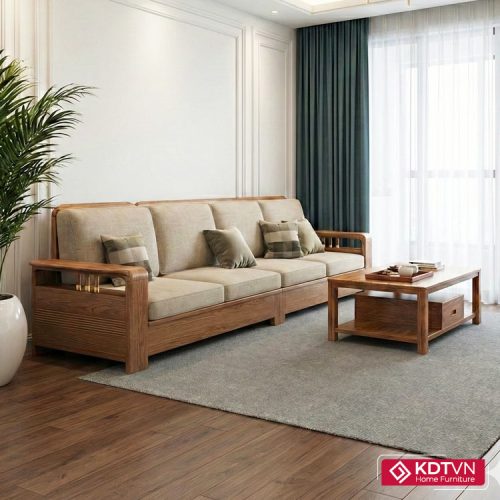 Bộ ghế bằng gỗ cho phòng khách G185