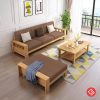 Bộ ghế sofa băng gỗ kèm đôn G100