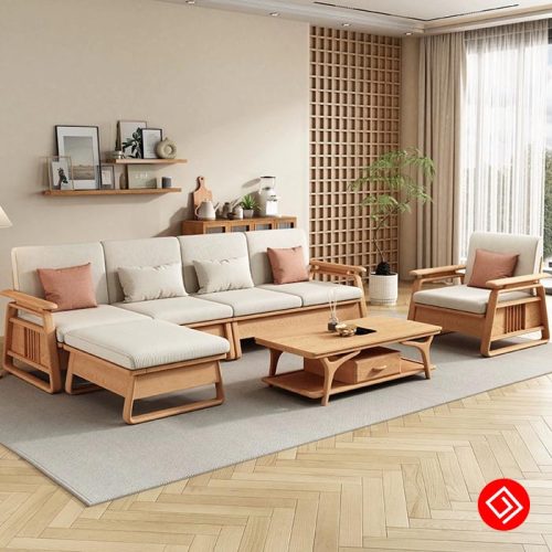 sofa gỗ phòng khách rộng G146