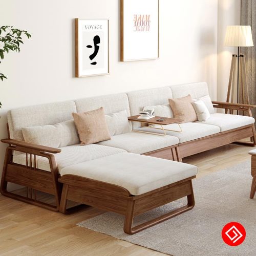sofa gỗ phòng khách rộng G146