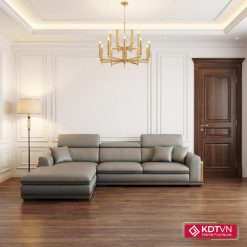 Bộ ghế sofa phòng khách da góc KD101