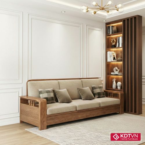 Sofa văng gỗ 3 chỗ hiện đại G185A